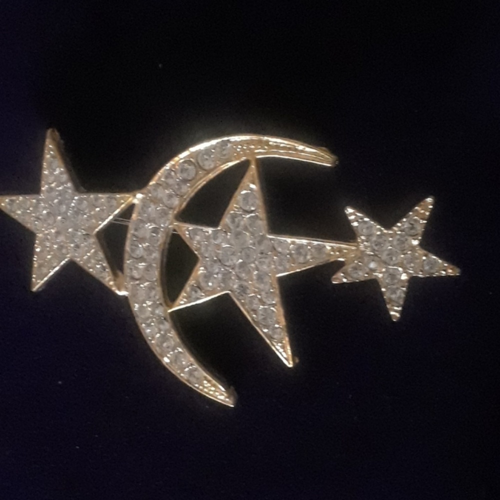 Vintage Rhinestone Pins - Picture 3 of 4